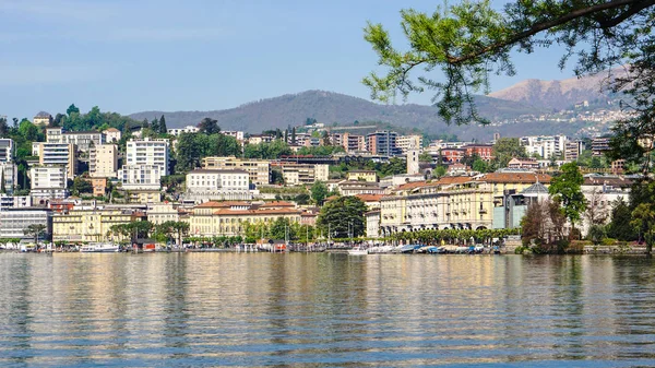 Lugano i Schweiz — Stockfoto