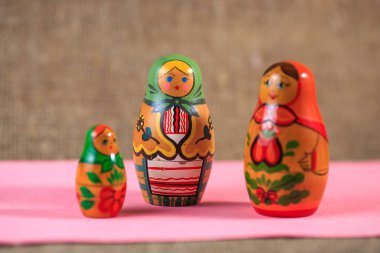 Arka plan için Rus bebek