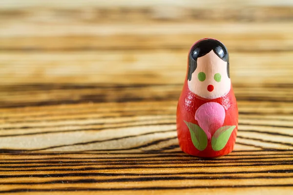 Russian doll. Matryoshka for the background.