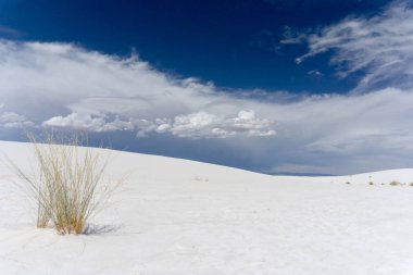 White Sands yakınındaki Güney New Mexico'daki Alamogordo vahşi ve uzak çöl peyzaj