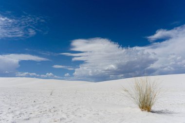 White Sands yakınındaki Güney New Mexico'daki Alamogordo vahşi ve uzak çöl peyzaj
