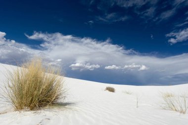 White Sands yakınındaki Güney New Mexico'daki Alamogordo vahşi ve uzak çöl peyzaj