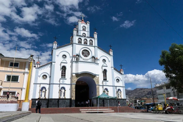 Красиві Старі Церкви Місті Huaraz Андах Перу — стокове фото