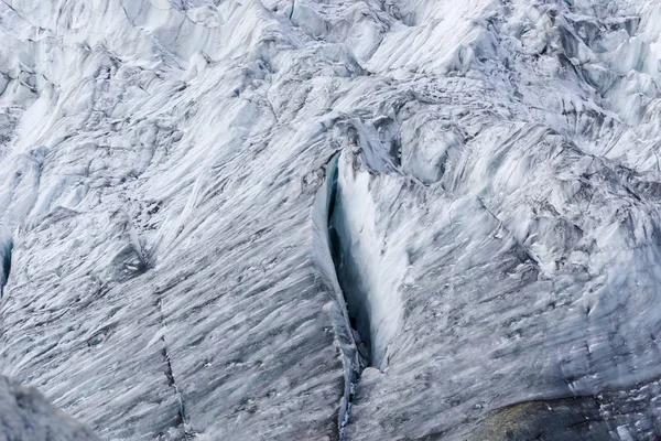 Abstracta Vista Cerca Grietas Hielo Glaciar —  Fotos de Stock