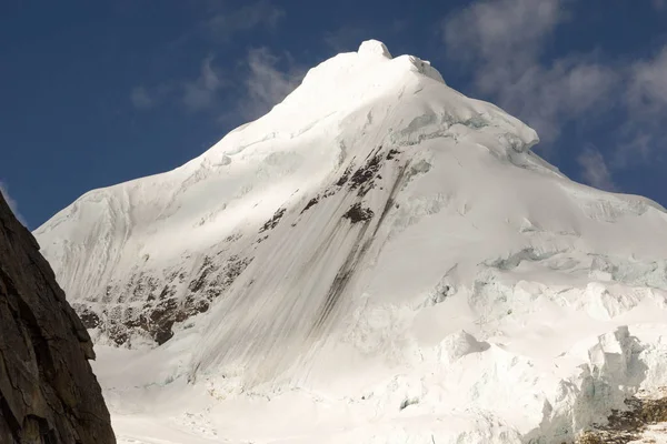 Noordwand Van Nevado Tocllaraju Cordillera Blanca Andes Peru — Stockfoto