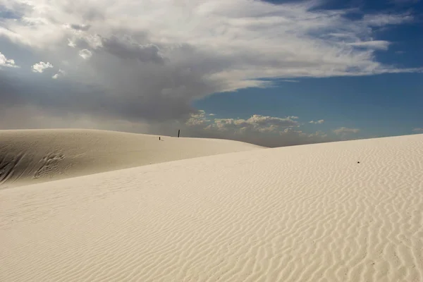 Selvaggio Remoto Paesaggio Desertico White Sands Vicino Alamogordo Nel Sud — Foto Stock