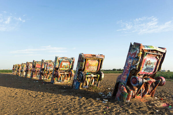 Ранчо Кадиллак в Амарилло, Техас
