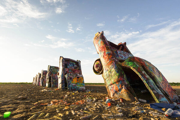 Ранчо Кадиллак в Амарилло, Техас
