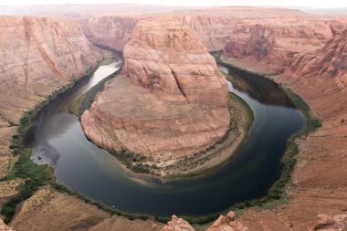Bend ve Colorado Nehri yakınındaki Kuzey Arizona sayfa horseshoe