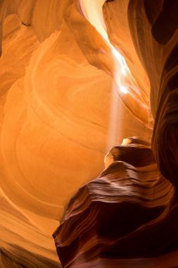 Alt antilop Kanyonu sayfa Arizona yakınlarında