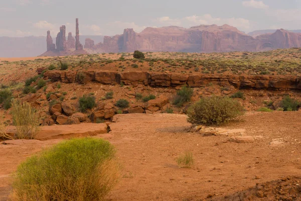 Monument Valley Formazioni Rocciose Nel Nord Dell Arizona — Foto Stock