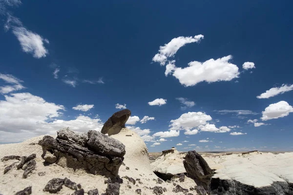 Paesaggio Deserto Selvaggio Remoto Con Hoodoos Pietra — Foto Stock