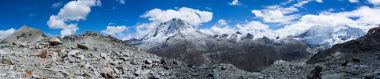 Peru Andes Cordillera Blanca, güzellikler dağ manzarası