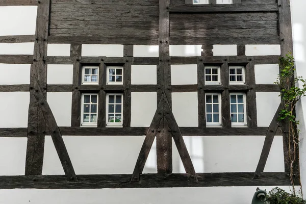 Typical Truss House Architecture Middle Ages Idyllic Swiss Village Stein — Stock Photo, Image