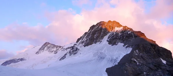 Горный Пейзаж Пиле Швейцарских Альпах Недалеко Понтрезина — стоковое фото