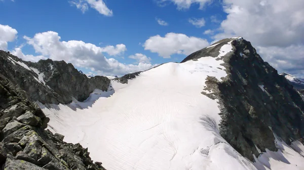 Ορεινό Τοπίο Piz Tschierva Στις Ελβετικές Άλπεις Μια Όμορφη Καλοκαιρινή — Φωτογραφία Αρχείου