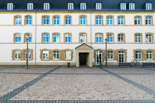 Vista detallada de los edificios del Centro Judicial en la ciudad de Luxemburgo —  Fotos de Stock