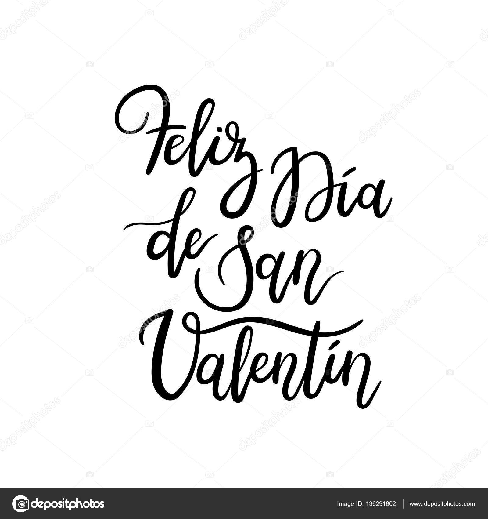 text in Spanish: Happy Tuesday. Lettering. calligraphy vector