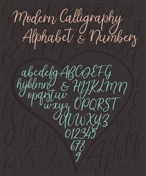 Vector Calligraphy Alphabet. Floral Letters. Decorative Handwritten Brush  Font for: Wedding Monogram, Logo, Invitation. Stock Vector - Illustration  of alphabet, poster: 120594503