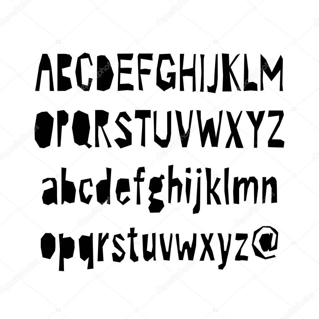 Abecedario en letras bonitas mayusculas | Alfabeto decorativo de