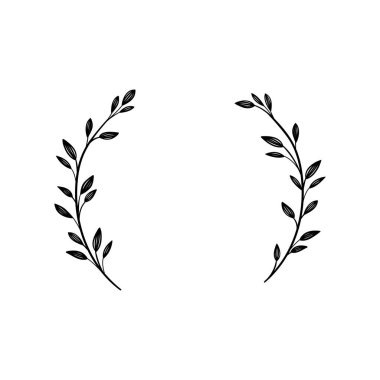 Elle çizilmiş vektör çerçeve. Çiçek çelenk, metniniz için. Dekoratif elemanları tasarımı için. Vintage ve rustik stilleri