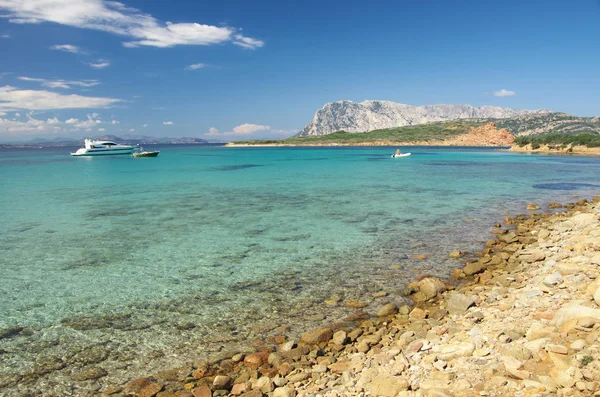 De turquoise zee van Sardinië — Stockfoto