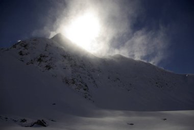 Avrupa Alpleri'nde karlı zirveleri