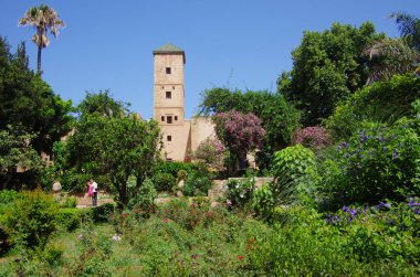  Rabat eski Medine Endülüs bahçelerinde. 