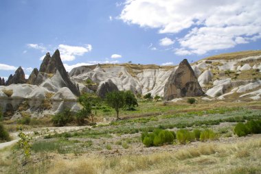 Peri bacaları, Kapadokya'nın tipik jeolojik oluşumlar.