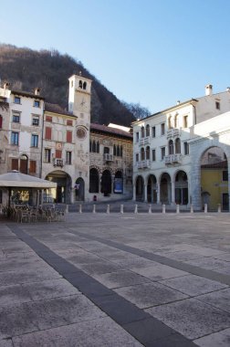 Eski bölge olan Serravalle, iki eski köy formi biri