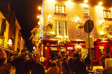 Dublin sokaklarında gece hayatı