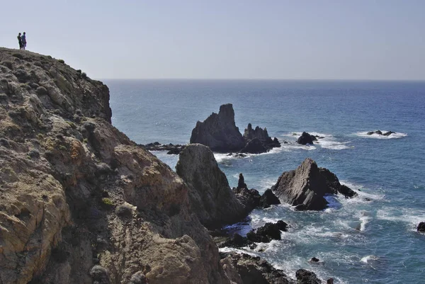 Dzikie wybrzeże Cabo Gata, w Andaluzji. — Zdjęcie stockowe