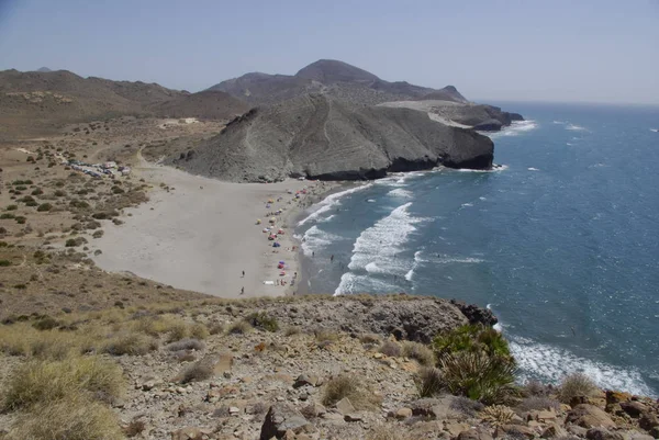 La costa salvaje de Cabo la Gata, en Andalucía . — Foto de Stock