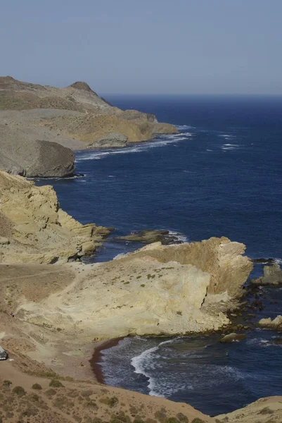 La costa salvaje de Cabo la Gata, en Andalucía . — Foto de Stock
