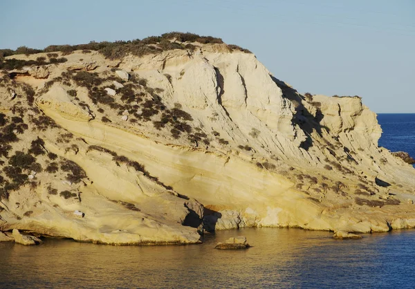 Küste der Tremiti, abgelegene Inseln im adriatischen Meer. — Stockfoto