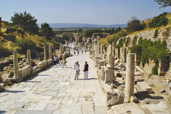 Las ruinas de la ciudad romana de Ephes, en Turquía . —  Fotos de Stock