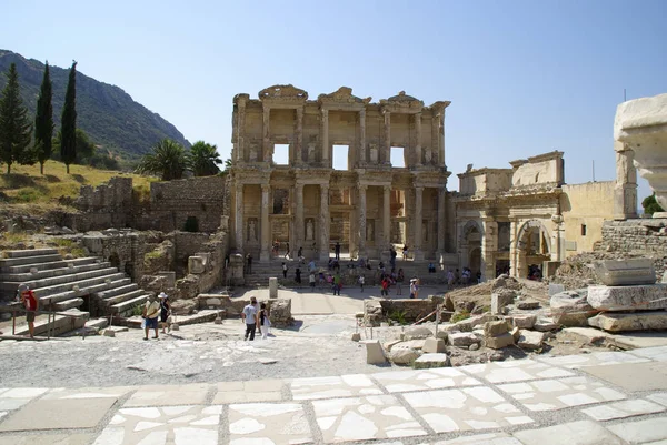 Las ruinas de la ciudad romana de Ephes, en Turquía . —  Fotos de Stock