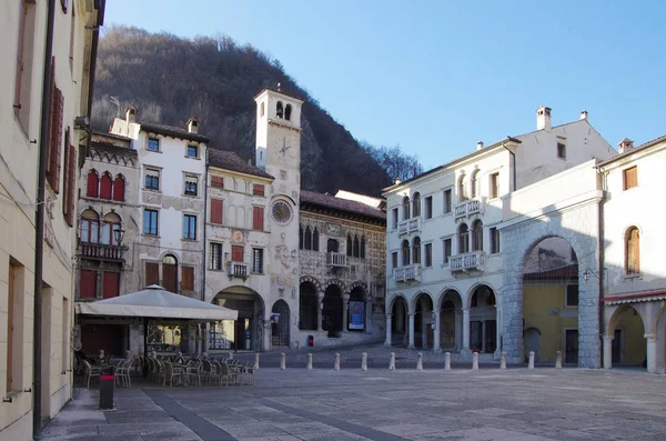 The old district of Serravalle, one of the two old village formi — Stock Photo, Image