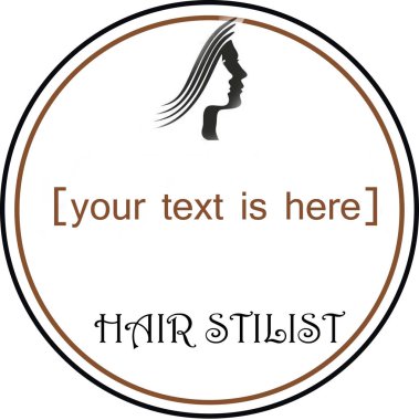 Kuaför, Kuaför ya da tasarımcı saç modelleri için logo