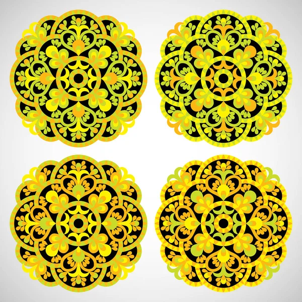 Mandalalar Vecttor iillustration.