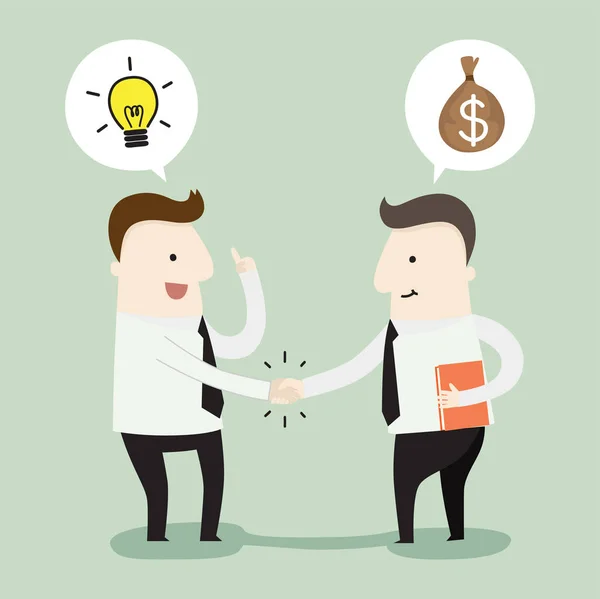 Business negotiation for successful — Stock Vector