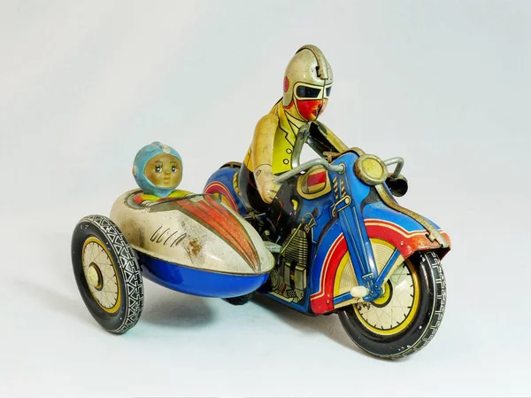  Teneke oyuncak motosiklet