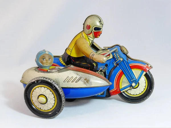  Teneke oyuncak motosiklet