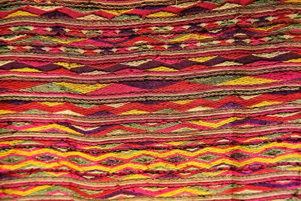 传统模式的机织物 — 图库照片