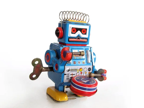 teneke oyuncak robot 