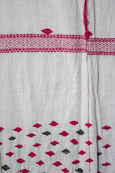 Cotton Ancient Textiles Thailand Folk Textiles Traditional Textiles Made Natural — Stock Photo, Image