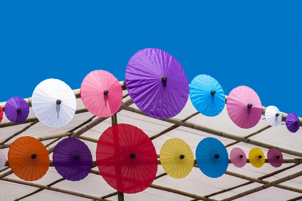 Colors Summer Colorful Umbrellas Beach — Stock Photo, Image