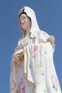 Çin tapınağındaki Guanyin heykeli / Guanyin heykeli