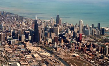 Chicago 'nun hava manzarası