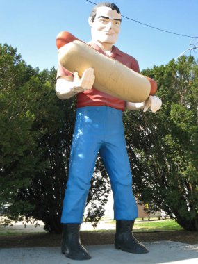 Tarihi rota 66 Paul bunyon heykeli